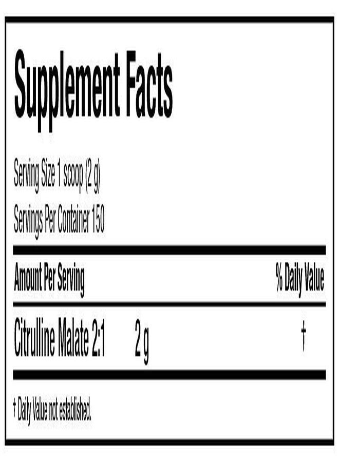 ALLMAX Nutrition Citrulline Malate, Unflavored, (300 g) - Image 5